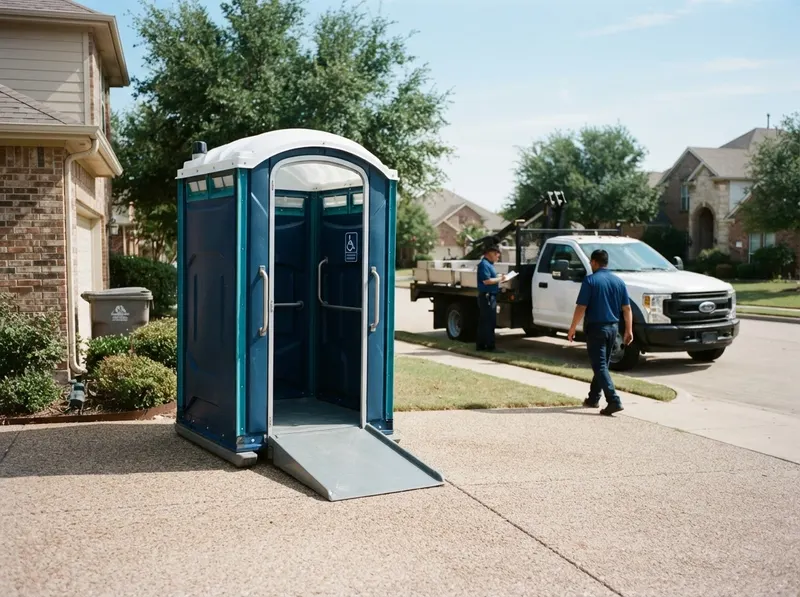 ADA Accessible Portable Toilet in McKinney, TX
