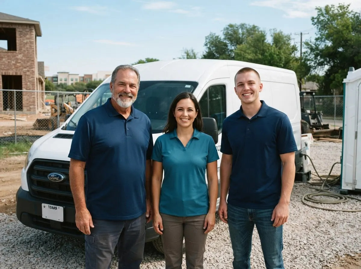 The West Point Porta Potty team — portable toilet rentals in McKinney, TX
